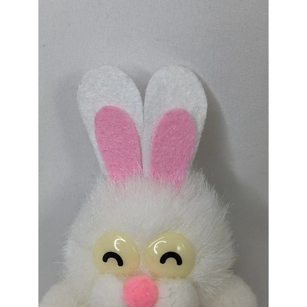 White Rabbit Plush‎ Bunny 4.5 Inch Puffy Felt Ears Ornament